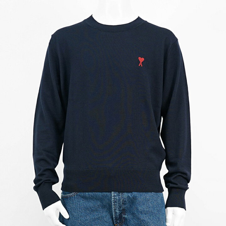 楽天市場】アミ AMI メンズ ニット AMI DE COEUR BFHKS111 KN0025 BLEU  