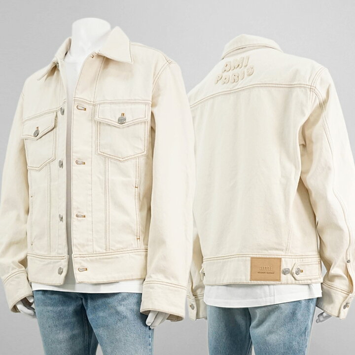 楽天市場】アミ AMI メンズ デニムジャケット TRUCKER JACKET IN 