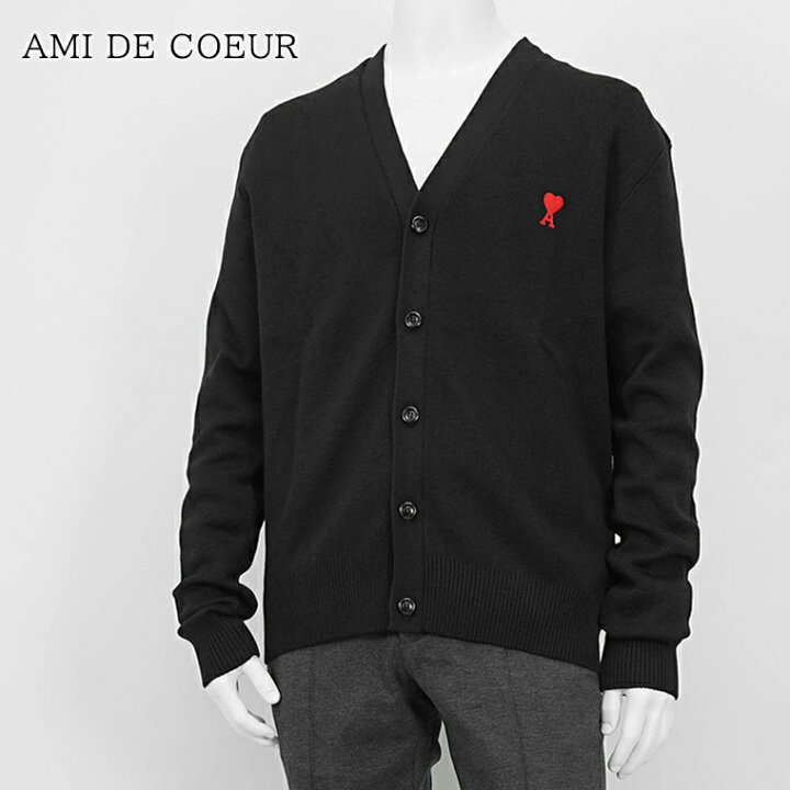 楽天市場】アミ AMI メンズ カーディガン AMI DE COEUR BFHKC001 001 