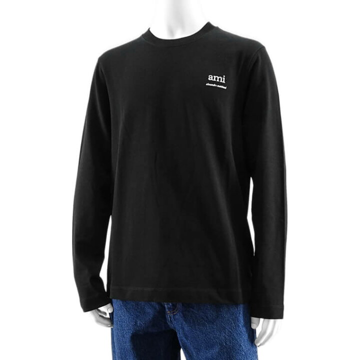 楽天市場】アミ AMI メンズ 長袖Tシャツ UTS224 726 NOIR ブラック 001 