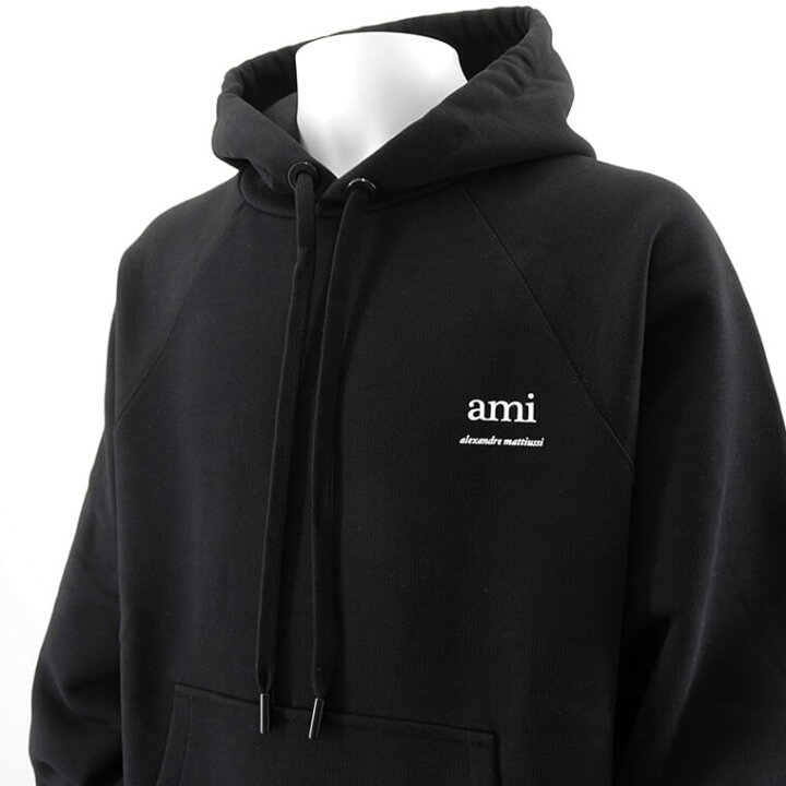 楽天市場】アミ AMI メンズ パーカー USW224 747 NOIR ブラック 001  