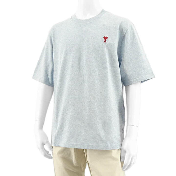 楽天市場】アミ AMI メンズ Tシャツ UTS005 726 BLEU CACHEMIRE CHINE 