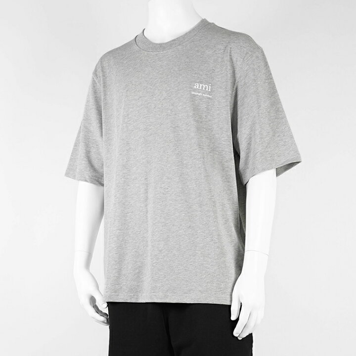 楽天市場】アミ AMI メンズ Tシャツ UTS024 726 GRIS CENDRE CHINE  