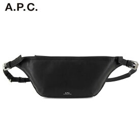 アーペーセー A.P.C. メンズ ベルトバッグ SAC CELNTURE NINO PUAAT H62223 NOIR ブラック LZZ APC ボディバッグ ロゴ 小物 ウエストポーチ プレゼント 誕生日 クリスマス バレンタイン 父の日 H62215 【2024春夏新作】