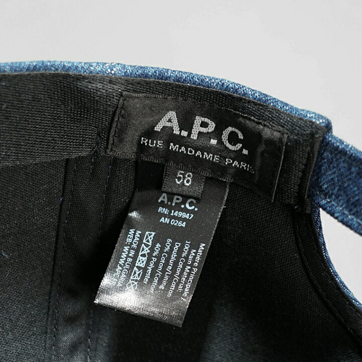 楽天市場】アーペーセー A.P.C. メンズ レディース キャップ CASQUETTE 