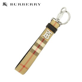 バーバリー BURBERRY London England メンズ キーリング 8066095 ARCHIVE BEIGE アーカイブベージュ A7026 モノグラムモチーフ チェック キーリング バーバリーチェック キーホルダー チャーム 小物 プレゼント 誕生日 クリスマス ユニセックス 男女兼用 【2024春夏新作】