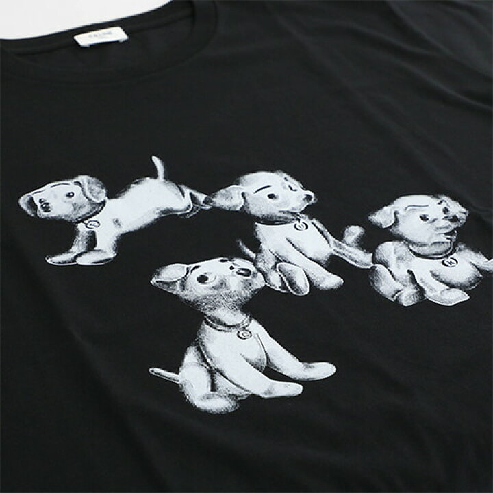 楽天市場】セリーヌ CELINE メンズ Tシャツ 2X944671Q ブラック 38AW 