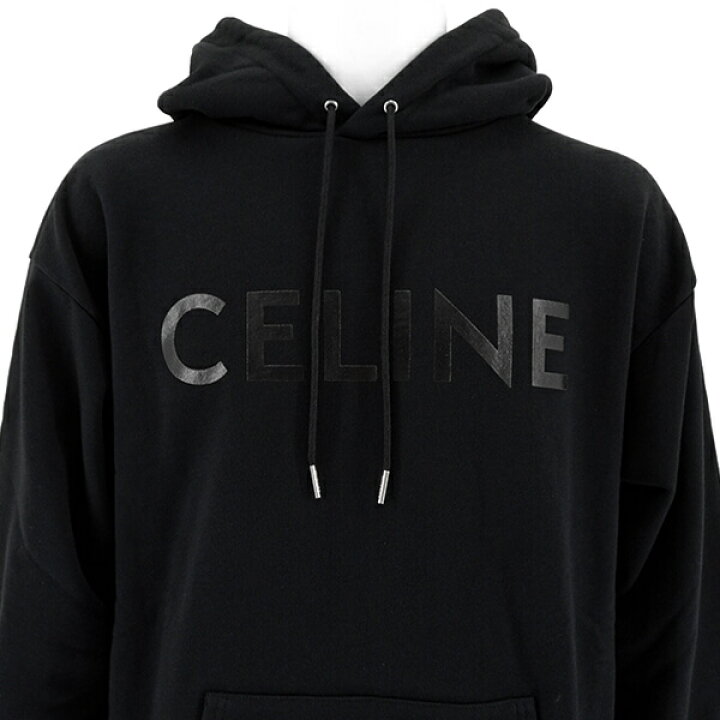 楽天市場】セリーヌ CELINE メンズ パーカー 2Y969670Q ブラック 38NO 
