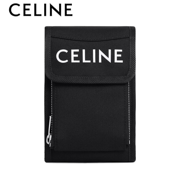 楽天市場】セリーヌ CELINE メンズ モバイルポーチ 10K032EIY BLACK  