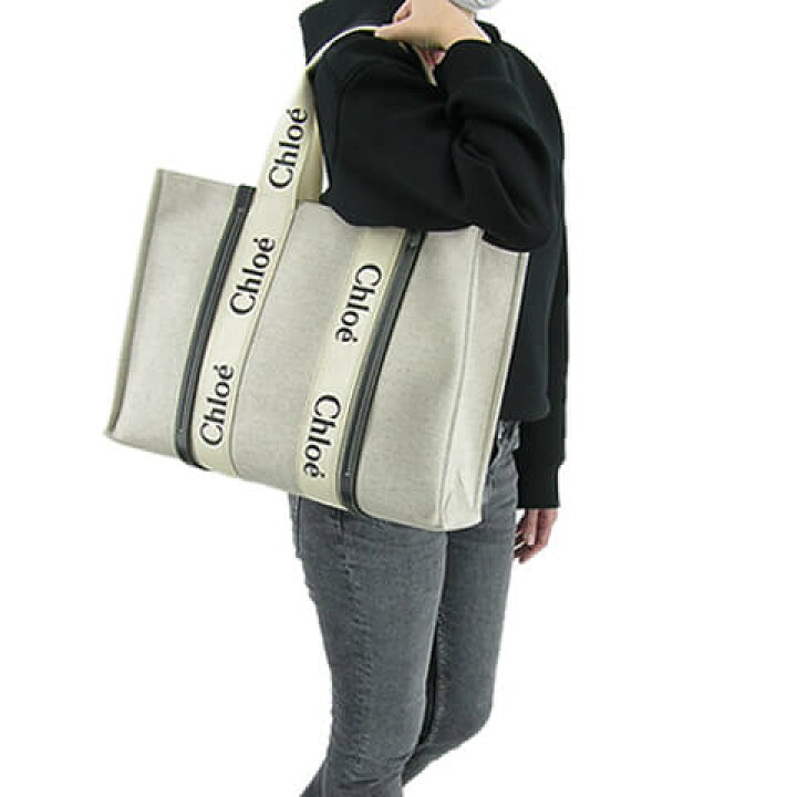 楽天市場】クロエ Chloe レディース トートバッグ WOODY LARGE TOTE 