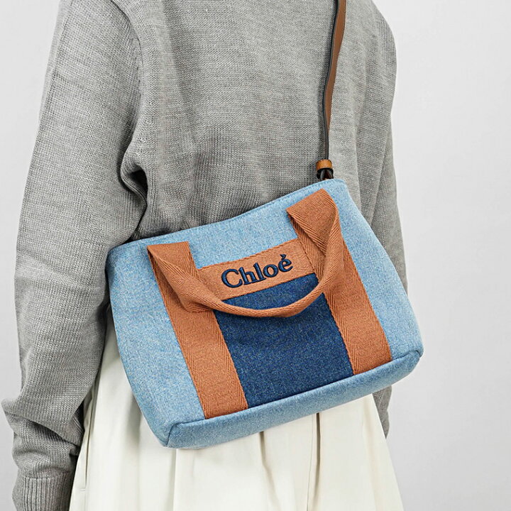 楽天市場】クロエ Chloe KIDS キッズ ショルダーバッグ CHC20355 DENIM 