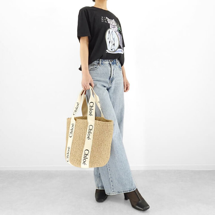楽天市場】クロエ Chloe レディース バッグ WOODY LARGE BASKET 