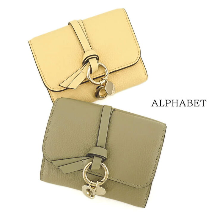 楽天市場】クロエ Chloe レディース 3つ折り財布 ALPHABET 