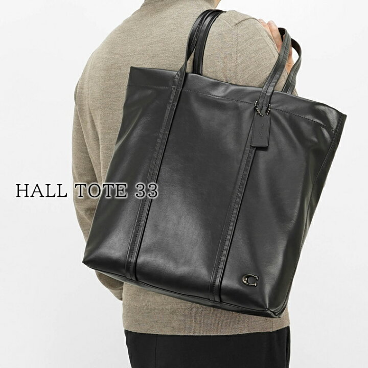 楽天市場】コーチ COACH メンズ トートバッグ HALL TOTE 33 CO840 BLK 