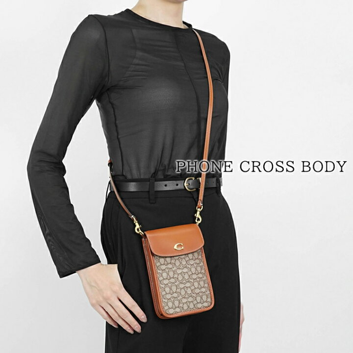 楽天市場】コーチ COACH レディース フォンケース PHONE CROSS BODY 