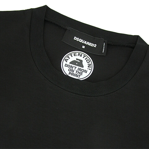 ディースクエアード/DSQUARED2 メンズ Tシャツ S74GD0829 S22427 (ブラック/900)  半袖/クルーネック/ロゴ/大きいサイズ-t/SL【プレミアムSTOCK-21SS】 | ワールドクラブ 1989