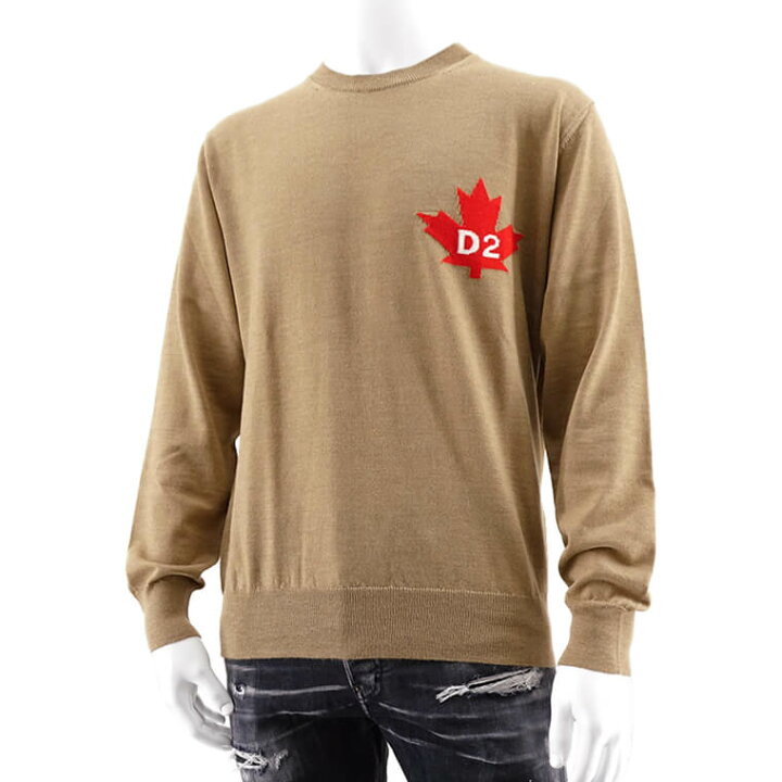 楽天市場】ディースクエアード DSQUARED2 メンズ ニット D2 LEAF 