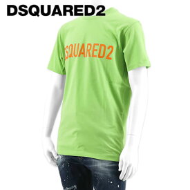 ディースクエアード DSQUARED2 メンズ Tシャツ DSQUARED2 COOL TEE S74GD1126 S24321 グリーン 665 半袖 クルーネック プリント ロゴ 【プレミアムSTOCK-23SS】