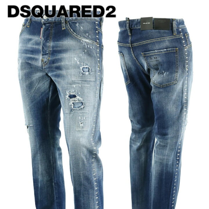 楽天市場】ディースクエアード DSQUARED2 メンズ ジーンズ STAPLED 