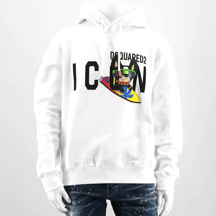 楽天市場】ディースクエアード DSQUARED2 メンズ パーカー ICON R N 