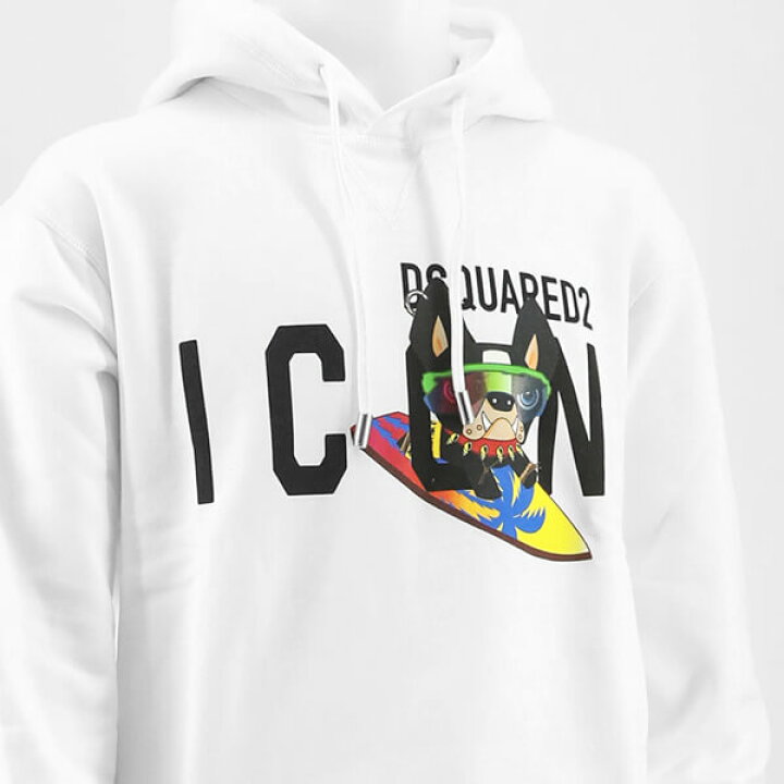 楽天市場】ディースクエアード DSQUARED2 メンズ パーカー ICON R N 