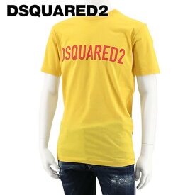 ディースクエアード DSQUARED2 メンズ Tシャツ DSQUARED2 COOL TEE S74GD1126 S24321 イエロー 173 半袖 クルーネック プリント ロゴ 【プレミアムSTOCK-23SS】