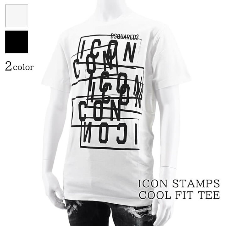 楽天市場】ディースクエアード DSQUARED2 メンズ Tシャツ ICON STAMPS  