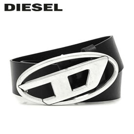 ディーゼル DIESEL メンズ ベルト B 1DR X08516 PR666 ブラック T8013 ヴィンテージ加工 オーバルD プレゼント 誕生日 パーティー バレンタイン 父の日 クリスマス 成人式 【2026春夏新作】