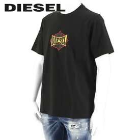 ディーゼル DIESEL メンズ Tシャツ T JUST C13 A03843 0HAYU ブラック 9XX 半袖 クルーネック 【プレミアムSTOCK-22SS】