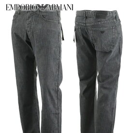 エンポリオアルマーニ EMPORIO ARMANI メンズ ジーンズ 8N1J21 1D85Z DENIM NERO ブラック 0006 REGULAR FIT レギュラーフィット ストレッチ ウォッシュ 【プレミアムSTOCK-23SS】