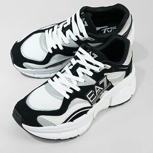 G|IA}[j GAZbe EMPORIO ARMANI EA7 Y Xj[J[ X8X237 XK425 WHITE BLACK SILVER zCg ubN Q738 V[Y C [Jbg [XAbv v[g a NX}X o