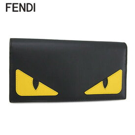 フェンディ FENDI メンズ 長財布 サイフ 7M0264 O73 ブラック F0U9T モンスター バッグバグズ BAG BAGS フラップ かぶせ 小物 プレゼント 誕生日 バレンタイン 父の日