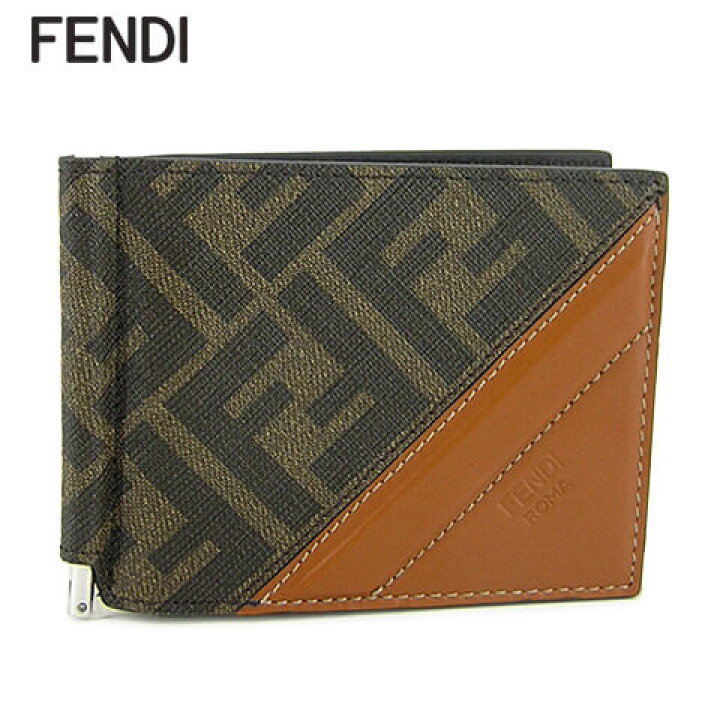楽天市場】フェンディ FENDI メンズ マネークリップ折財布 サイフ 
