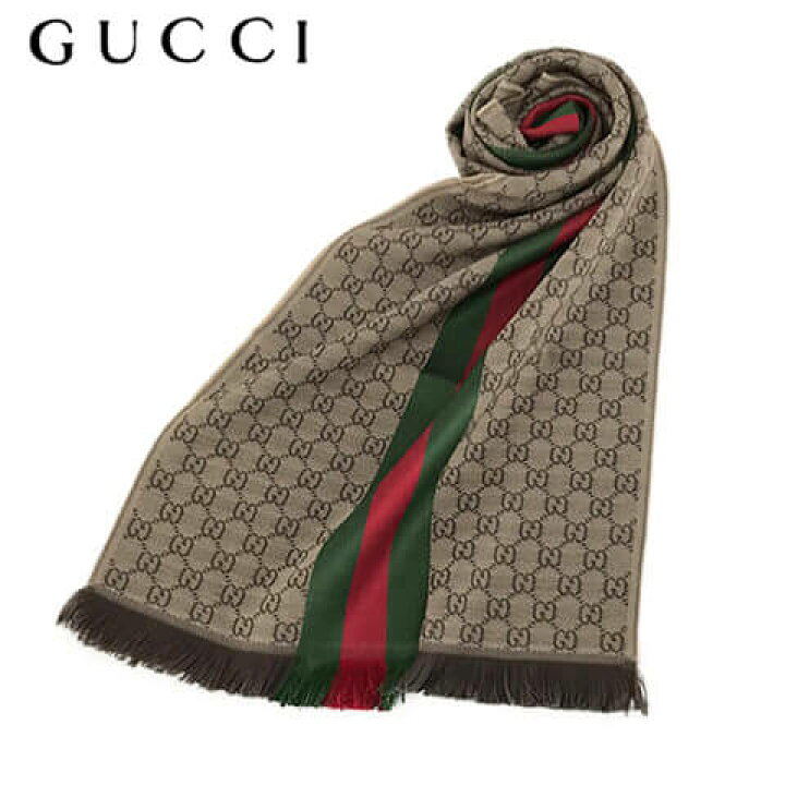 楽天市場】グッチ GUCCI メンズ マフラー 147351 4G704 ブラウン系 