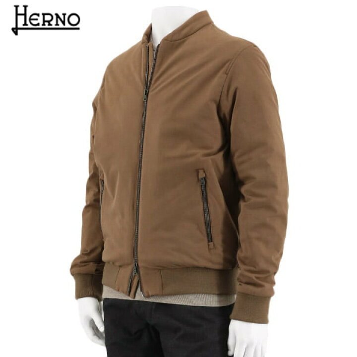 楽天市場】ヘルノ HERNO メンズ ブルゾン SUEDE EFFECT BOMBER  