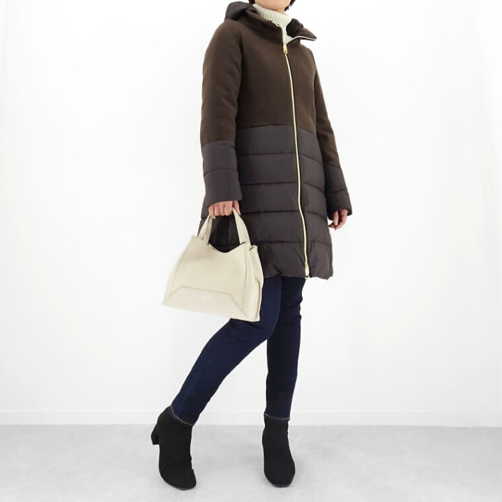 楽天市場】ヘルノ HERNO レディース ダウンコート DIAGONAL WOOL AND  