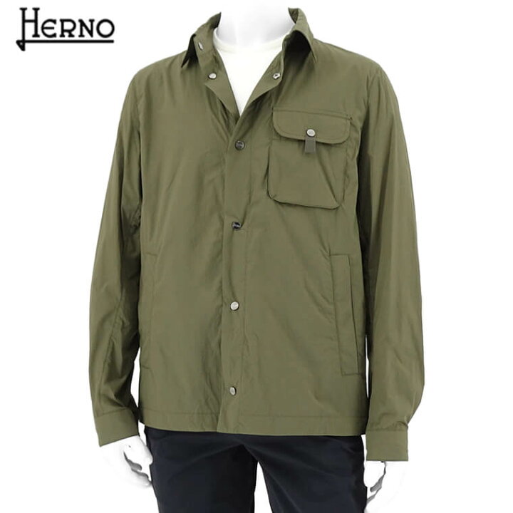 楽天市場】ヘルノ HERNO メンズ シャツブルゾン SHIRT IN ULTRALIGHT 