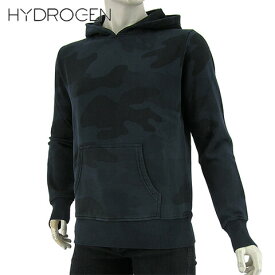 ハイドロゲン HYDROGEN メンズ パーカー CAMO HOODIE 290103 BLACK CAMOUFLAGE カモフラブラック 857 プルオーバー 迷彩 290104 857 【プレミアムSTOCK-2122AW】