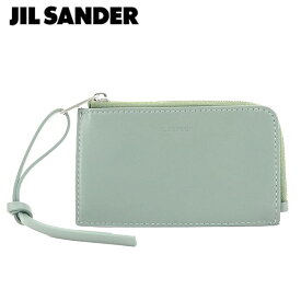 ジルサンダー JIL SANDER メンズ フラグメントケース GIRO ENVELOPE EW J25UI0011 P5454 VERDIGRIS ブルー 447 カードケース カードホルダー カード入れ コインケース L字ファスナー 小物 プレゼント 誕生日 バレンタイン クリスマス