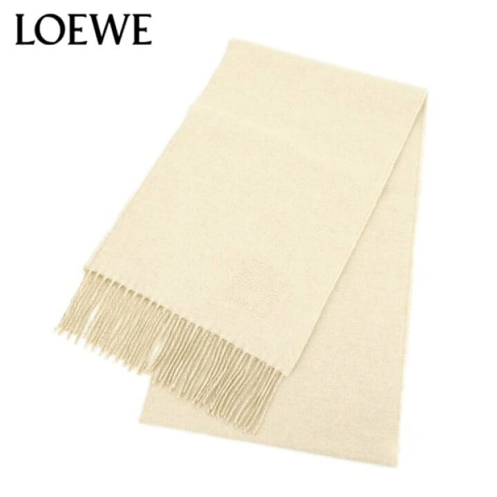 楽天市場】ロエベ LOEWE レディース メンズ マフラー F810250X01 IVORY  