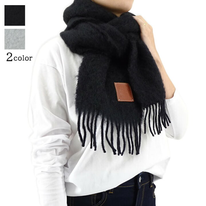 楽天市場】ロエベ LOEWE レディース マフラー F655254X01 BLACK  