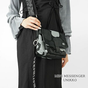 �}�����b�R marimekko ���f�B�[�X �����Y �V�����_�[�o�b�O MINI MESSENGER UNIKKO 094808 �O���[ �_�[�N�O���[ �u���b�N 990 �~�j ���b�Z���W���[ �E�j�b�R �N���X�{�f�B �o�b�O ���� ���� �ԕ� �v���[��
