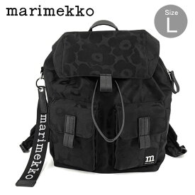 マリメッコ marimekko レディース バックパック EVERYTHING BACKPACK L UNIKKO 092229 BLACK ブラック 999 エブリシング バックパック L ウニッコ バッグ リュック リュックサック ドローストリング 巾着 総柄 花柄 小物 プレゼント 誕生日 クリスマス