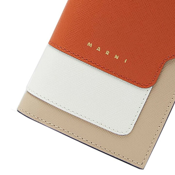 楽天市場】マルニ MARNI レディース 2つ折り財布 サイフ PFMOQ14U13 