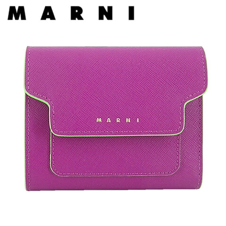 楽天市場】マルニ MARNI レディース 3つ折り財布 サイフ PFMO0052U2 
