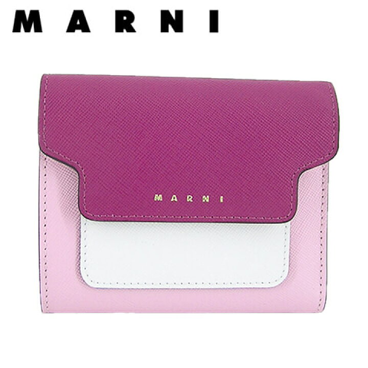 楽天市場】マルニ MARNI レディース 3つ折り財布 サイフ PFMO0052U8 