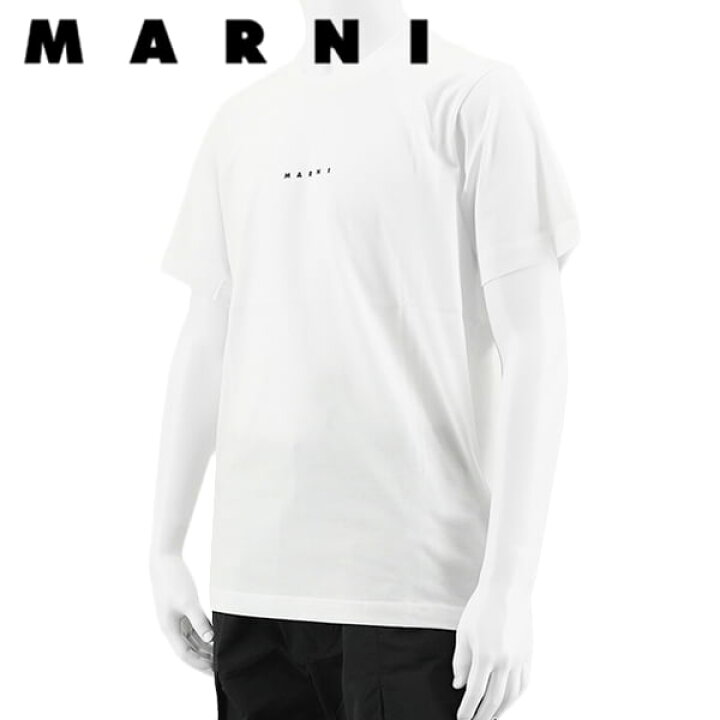 楽天市場】マルニ MARNI メンズ Tシャツ MARNI LOGO ORGANIC COTTON  
