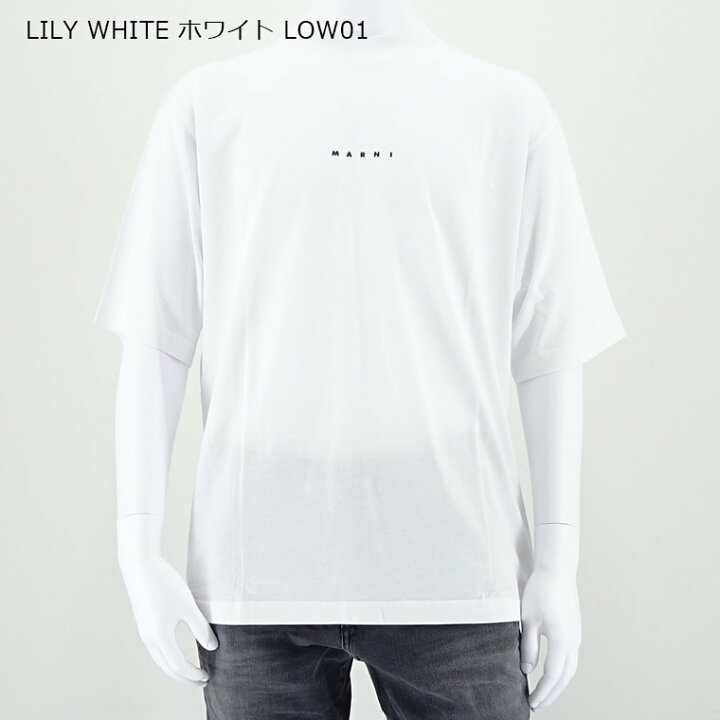 楽天市場】マルニ MARNI メンズ Tシャツ MARNI LOGO ORGANIC COTTON 