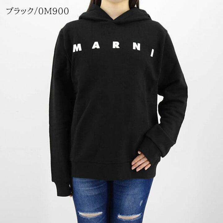 楽天市場】マルニ MARNI KIDS キッズ パーカー M01156 M00NI ブラック 
