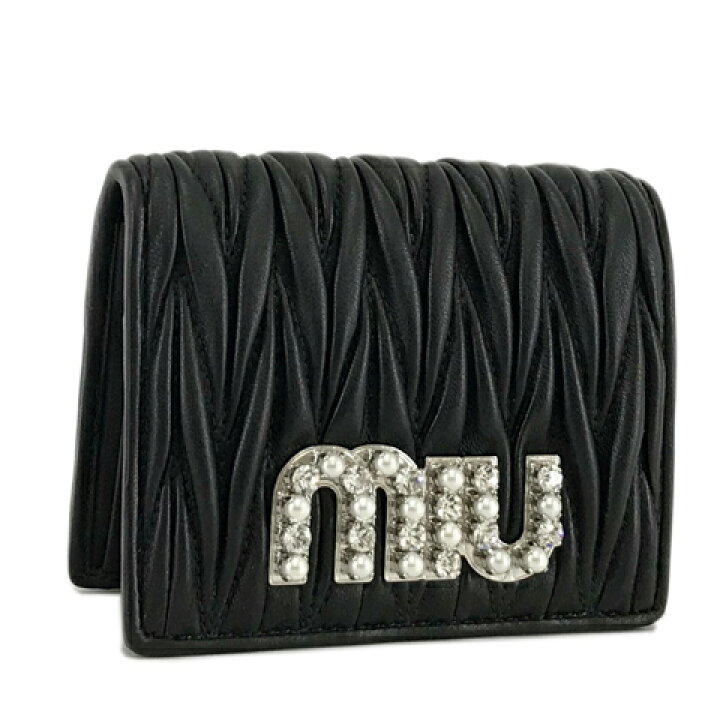 楽天市場】ミュウミュウ MIU MIU レディース 2つ折り財布 ミニ財布 